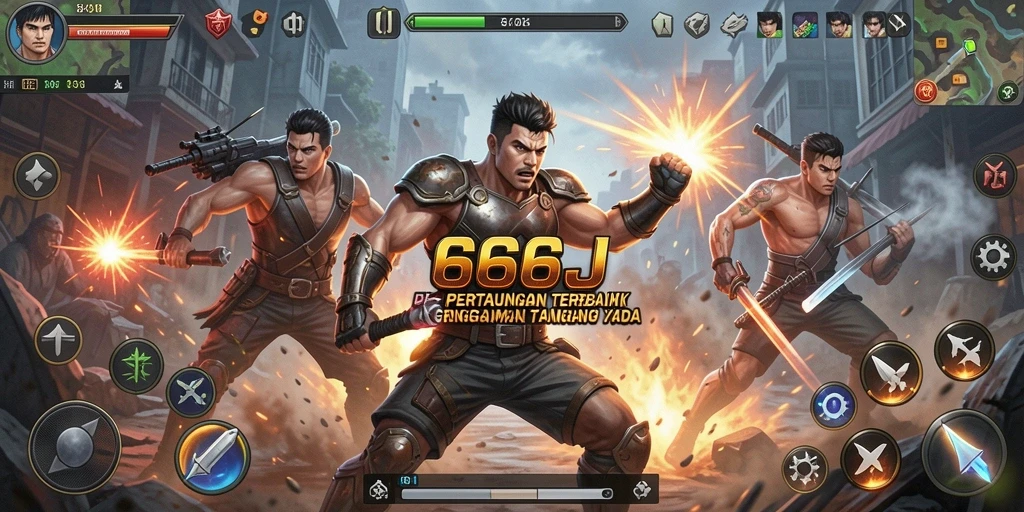 Gameplay menarik dalam pertarungan sengit di 666J.