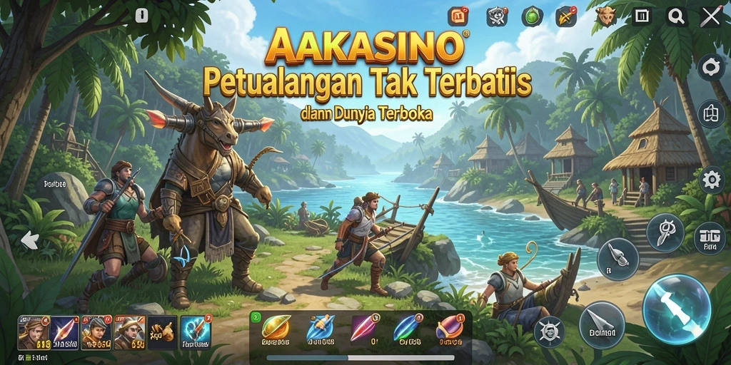 Tangkapan layar menunjukkan pengalaman bermain Open World yang mendalam di AAKASINO.
