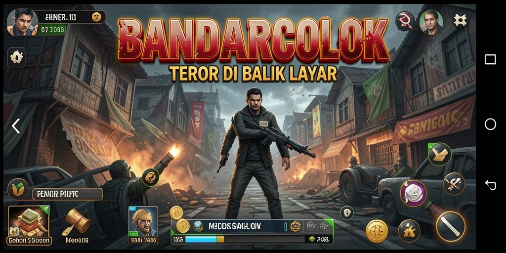 Tangkapan layar dari gameplay mencekam di BANDARCOLOK.