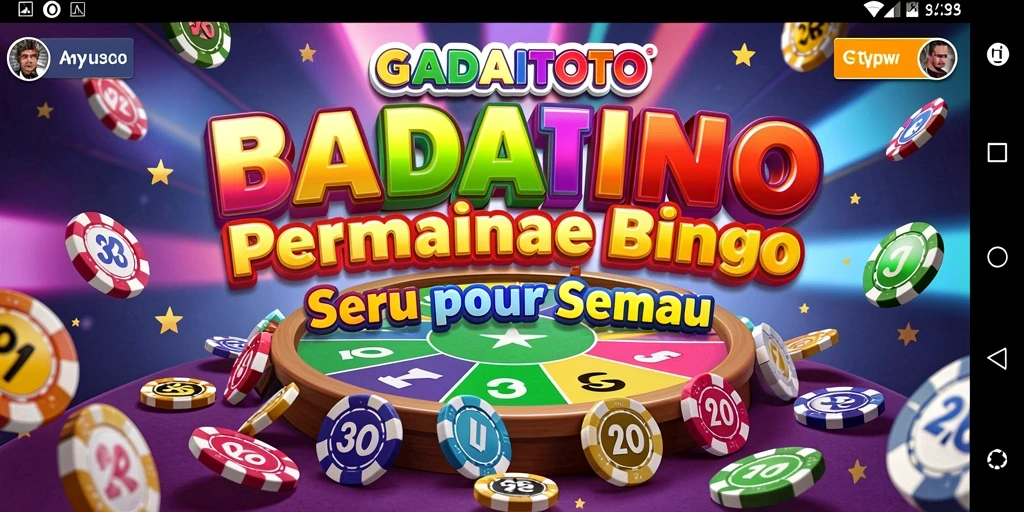 Screenshot utama GADAITOTO menampilkan gameplay Bingo yang menarik.