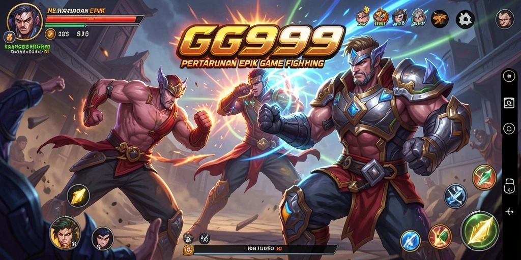 Tangkapan layar menampilkan pertarungan seru di GG999, dengan grafis mengagumkan.