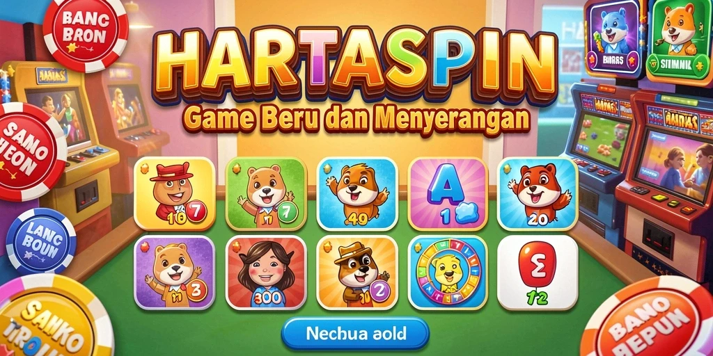 Tampilan menarik dari gameplay HARTASPIN yang menampilkan Bingo.
