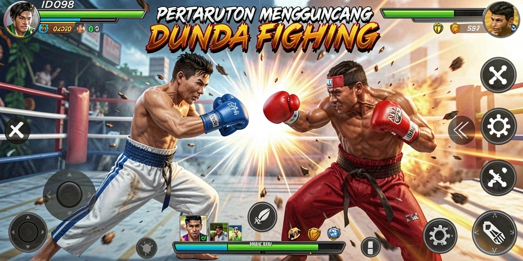 Tampilan menarik dari pertarungan seru di ID098.