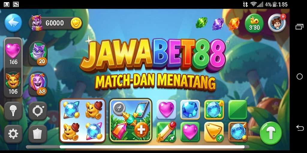 Gameplay menantang di JAWABET88 dengan kombinasi warna-warni.