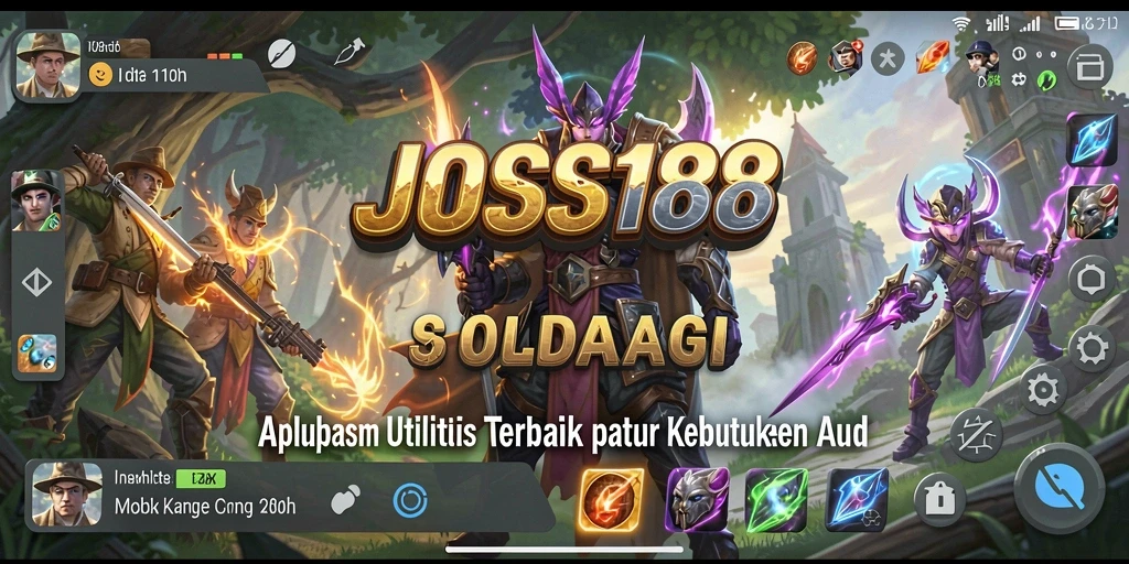 Screenshot utama JOSS188 menampilkan antarmuka utilitas yang intuitif.