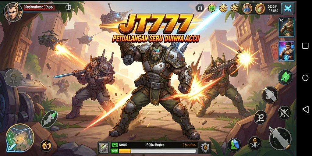 Gameplay Action seru dalam JT777 dengan aksi mendebarkan.