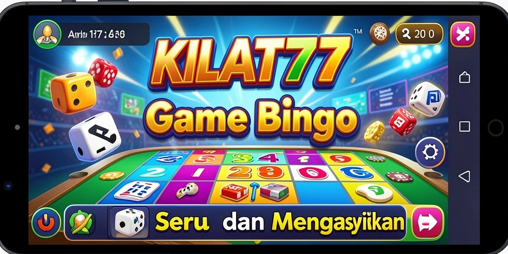 Screenshot gameplay KILAT77 dengan interaksi Bingo yang menarik.