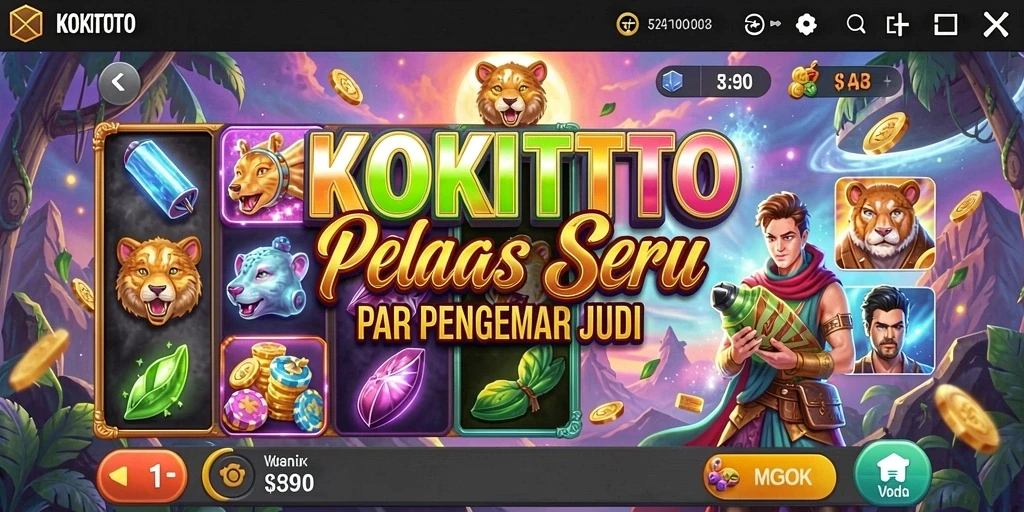 Tampilan gameplay KOKITOTO yang menegangkan dan mengasyikkan.
