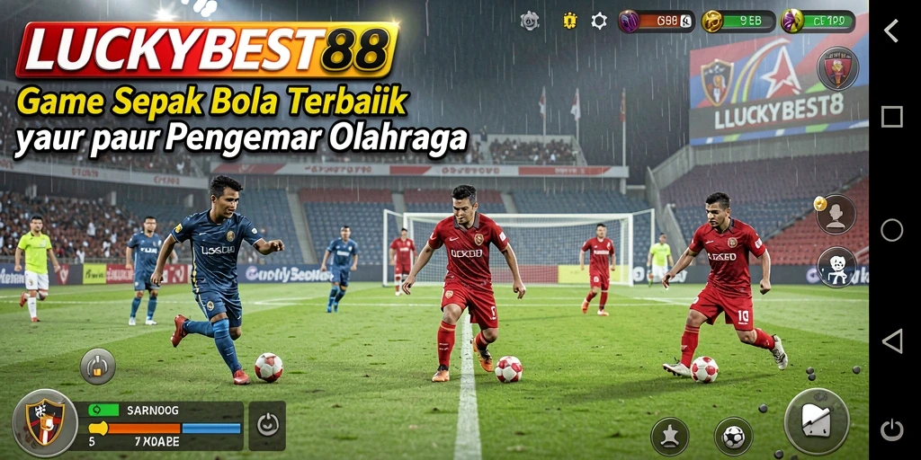 Tampilan gameplay LUCKYBEST88 yang seru dan penuh aksi di lapangan.