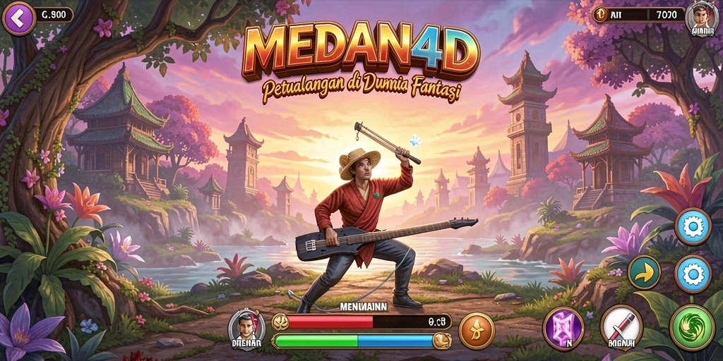 Tampilan gameplay <strong>MEDAN4D</strong> yang penuh aksi dan petualangan.