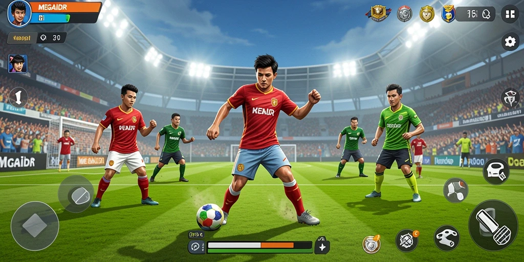 Gameplay seru di MEGAIDR yang penuh tantangan.