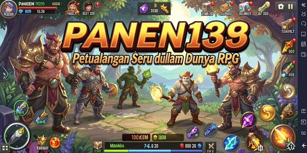 Tangkapan layar menunjukkan gameplay RPG yang mendebarkan.