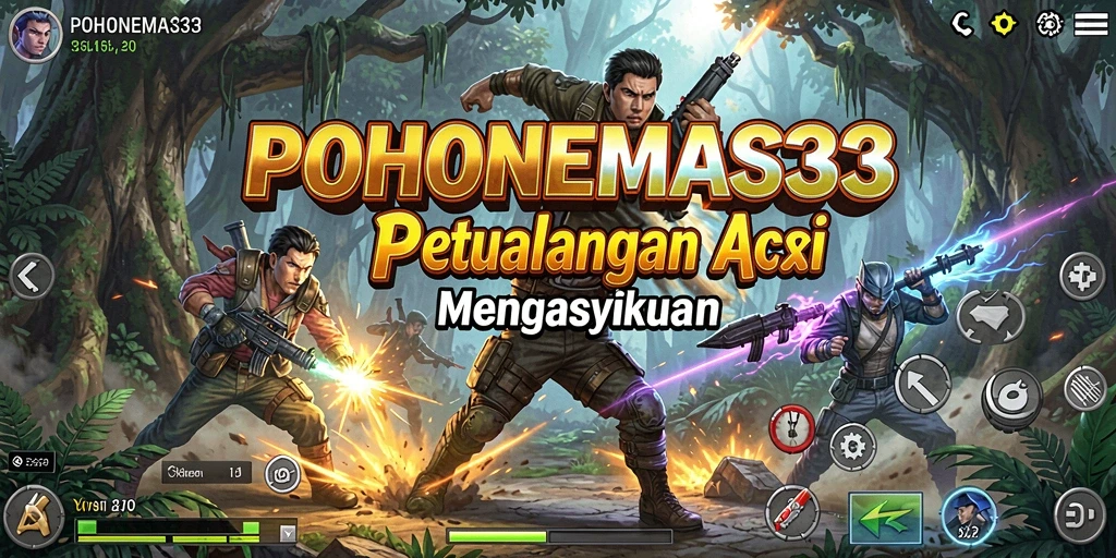 Screenshot gameplay POHONEMAS33 yang menunjukkan aksi seru