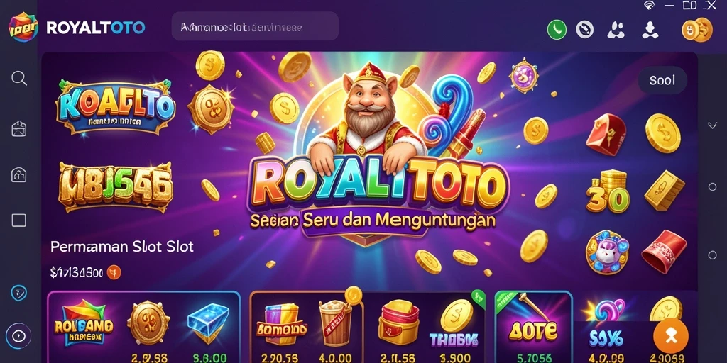 Tampilan gameplay seru dari ROYALTOTO yang menampilkan fitur slot menarik.
