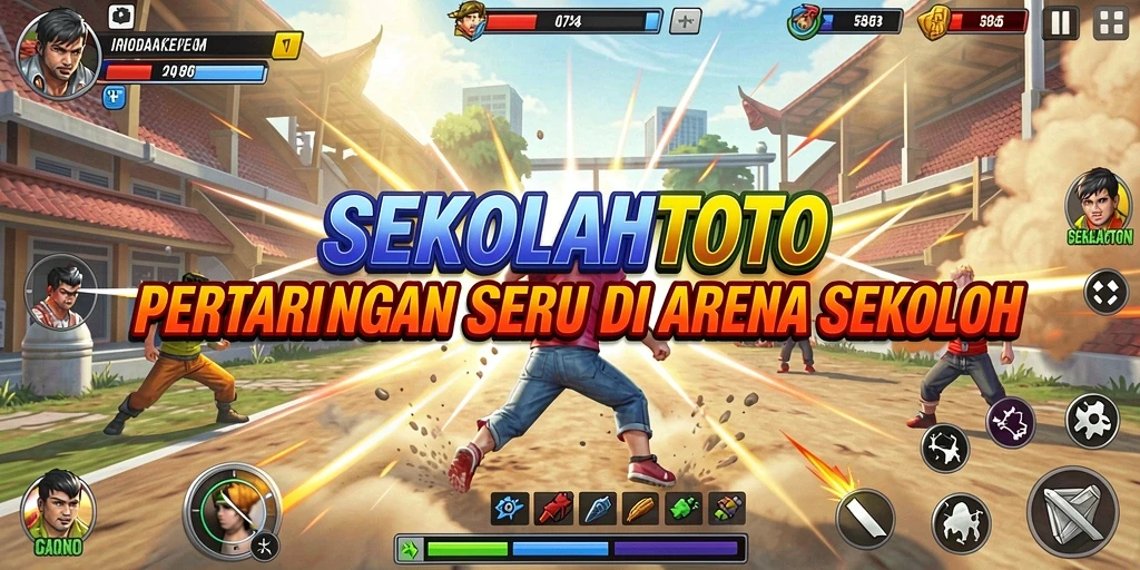 Tampilan menarik dari pertarungan dalam SEKOLAHTOTO