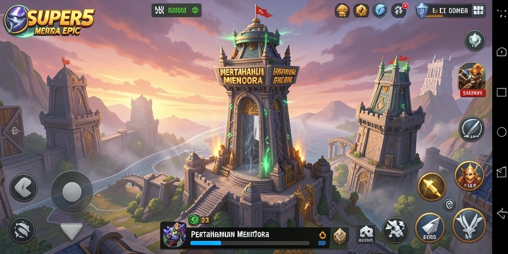Tampilan aksi menakjubkan dari menara dalam SUPER5.